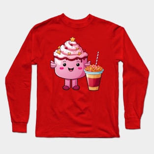 kawaii Ice cream  T-Shirt cute Candy food gilrl Long Sleeve T-Shirt